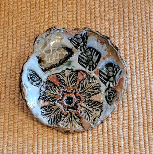 Click to view detail for SL-620 Spoon Rest, Porcelain, India Design $25